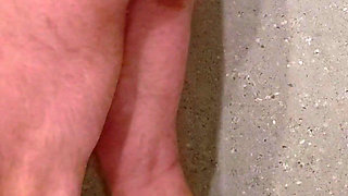 Golden Shower on Her Tits, pissing Both Ways
