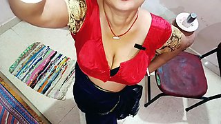 Porn star Salu sucked her brother-in-law's dick and got fucked at home