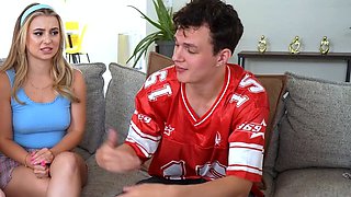 College Girls Agree to a Threesome with Their Stepbrother