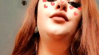 Big boobs milf masturbates with her dildo