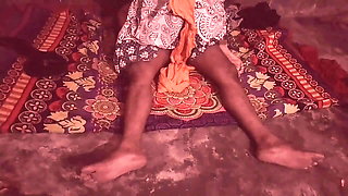 Desi Chandni's relaxation starts fingering. Chandni's choot gets wet and starts