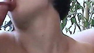 Anal Threesome with DP and Cumshot in Close-up