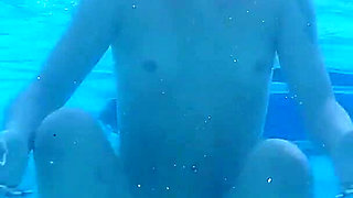Naughty Brazilian Babe Chilling in the Pool