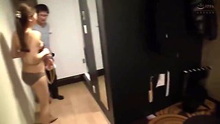 Two Dirty Japanese Girls Are Sharing Dick In The Hotel Room