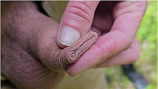 Holding His Dick During Pee And Wetting My Fingers Compilation