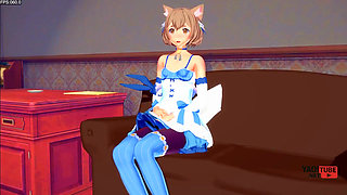 Re Zero Yaoi - Felix Cumming Using a Dildo