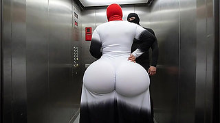 Big Ass Neighbor Twerking for Me in the Elevator