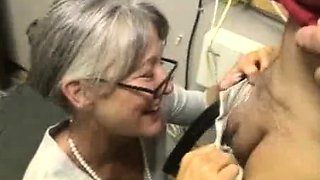Over 40 milf strokes and handjobs a young stud