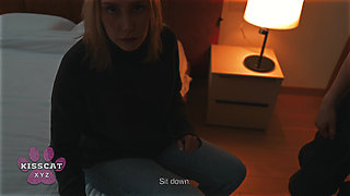 Step Daughter Sumiko Smile Rides Step Dad Secretly Before He Cums Inside Step Mom in Shared Hotel Bed