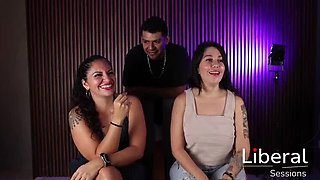 Two Hot Hotwives And Sluts In An Orgy