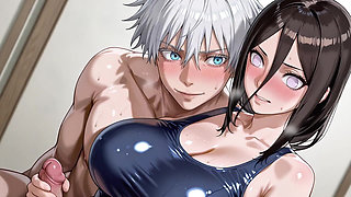 Gojo (jjk) X Hanabi (naruto)
