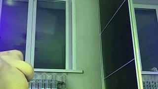 Blonde Tattooed Babe Orgasms Passionately on Webcam