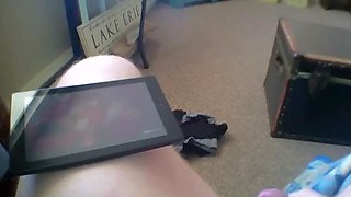 Naughty Step-Daughter Caught Step-Dad Stroking – She Helps Him Finish
