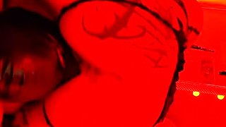 Blonde tight pussy babe solo toy fun in glamour masturbation
