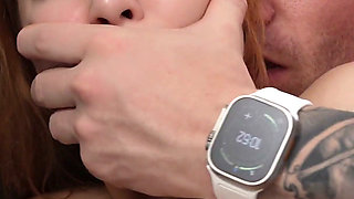 Nicole Murkovski Fully Strips to Seduce Gamer Martin Spell & Begs for Hot Anal