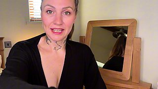 Busty brunette bitch with big boobs