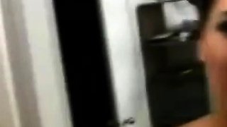 Big-Ass Brunette MILF Fucked in the Shower