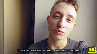 Young russian lecturers learn how to make you sperm. tutor4k