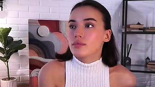 Horny Brunette Slut Solo Pussy Masturbation