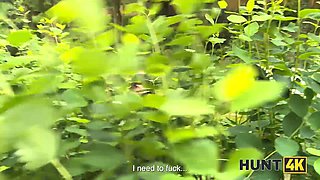 Hunt4K: Maya and her hot girlfriend get wild in the woods with pantyhose-clad pussy-shaking action