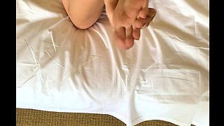 Blonde amateur MILF pov toys fingering shaved cunt