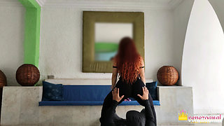 Big Ass Latina Redhead Wanted to Try Anal Sex After a Training Da at the Pool