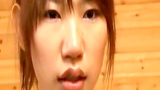 Innocent japanes getting alternative spa treatment
