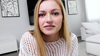 18yo stepsister gets caught naked and fucked by brother