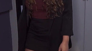 This Stepmom Is a Hot-assed MILF Who Fucks Her Boss in the Office.