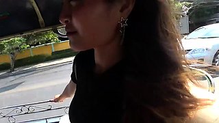 Busty but petite Thai MILF amateur amazing sex with a Farang