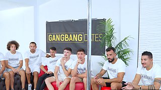 Lina Arian Joy Takes Seven-Man Airtight Gangbang