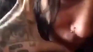 Tattooed Busty MILF Swallows Thick Morning Load Eagerly