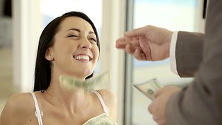 Pretty Babysitter Gets Paid for Anal