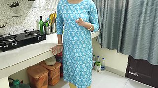 Hindi Sex Story Roleplay - Desi Indian Stepmom Fucked in the Kitchen