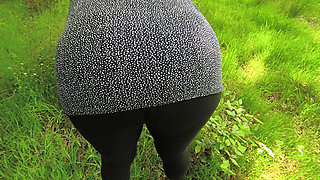 Ass Whipping Outdoors