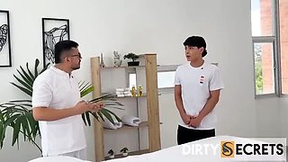 Horny at the Spa: Tried to Seduce the Owner, Ended Up Fucking His Hot Employee