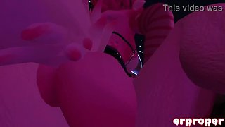 Anime VRchat Furry Dragon and Rex Fuck Hard in New Manga Porn
