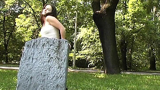 Cute German Teen Likes to Pee and Play with Her Pussy