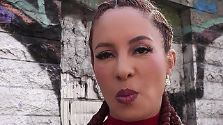 German Scout - Round Ass Latina Cougar Roberta Faganelli No Condom Casting Fuck