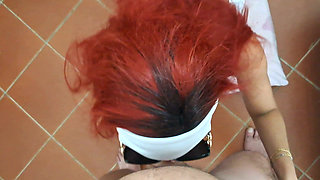 MILF Sucks a Cock and Takes a Load in Her Mouth (pov)