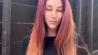 Italian big tits Milf Artemisia Love long hair fetish outdoor