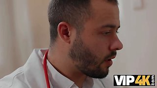 Vip4k. the marvelous bride, nata gold, tempted her doctor right before her wedding