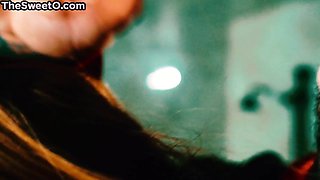 Fishnet lady screwed by hottie fucker in wet snatch hole