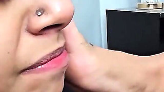 Sole Peeling with Girl's Teeth