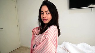 POV fuck ride for sensuous babe with fabulous big tits