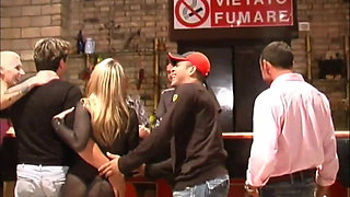 Crazy Wild Orgy in the Nightclub