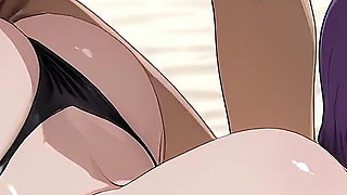 Faye Valentine Sunbathing Turns Into Beach Sex. Faye Valentine Hentai Cosplay