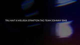 Tru Kait and Johnny Sins Threesome Magic With Melissa