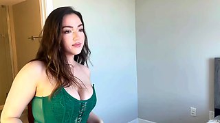 Mexicana blowjob with her big boobs