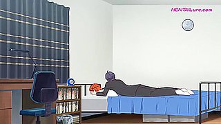 Fiery prince claims bride with soft yaoi kisses & deep loving gay animation sex